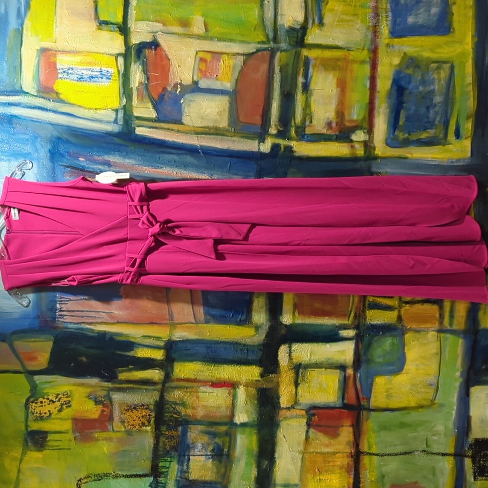 Shelby & Palmer split pant Belted jumpsuit with built in shorts size 6